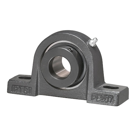 Iptci Pillow Block Ball Bearing Mounted Unit, 1.6875 in Bore, Eccentric Collar Locking NAPL209-27